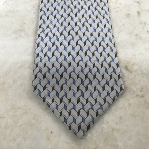 OSCAR DE LA RENTA SILK TIE - Picture 1 of 5